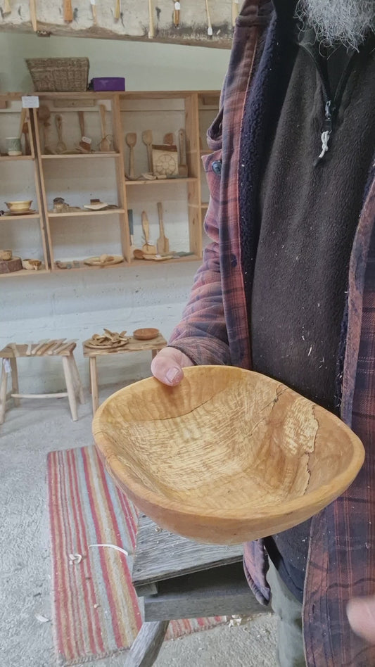 Hand carved bowl