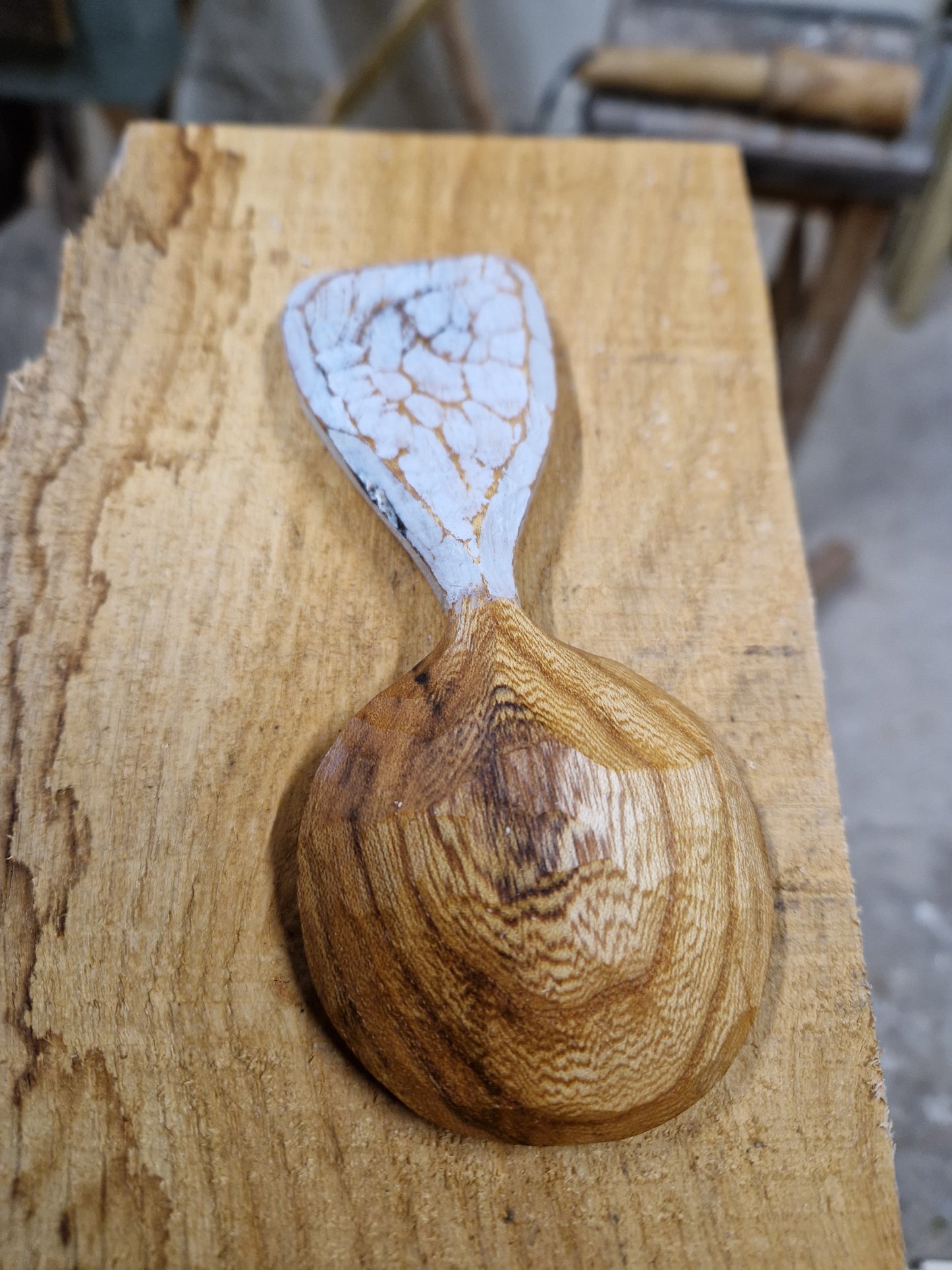 Cherry wood scoop