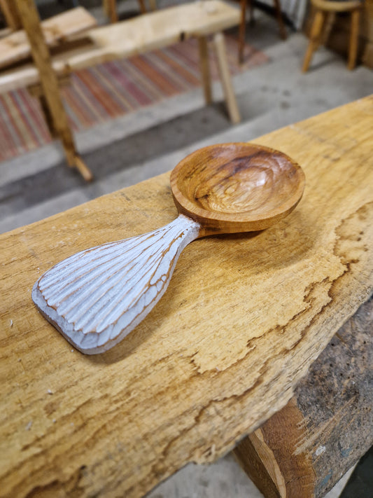 Cherry wood scoop